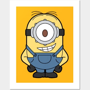 Cute Minion Stuart Posters and Art